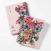 Agenda weekly planneur intemporel en papier recyclé I Plusieurs illustrations